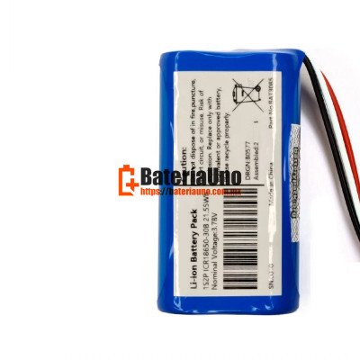 Batería de repuesto para PLC 1S2P-ICR18650-30B