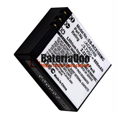 Batería de repuesto para ACTIVEON CX HD ACA01RB CX Gold CX