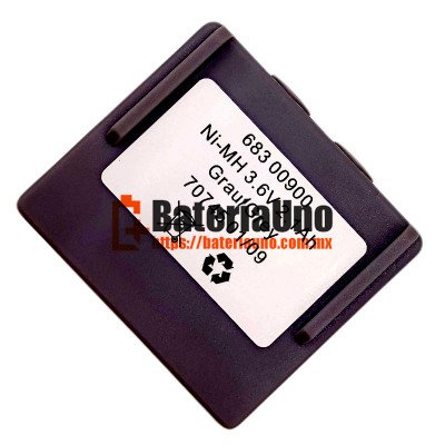 Batería de repuesto para HETRONIC 68300900 Batería de repuesto para HETRONIC 68300900