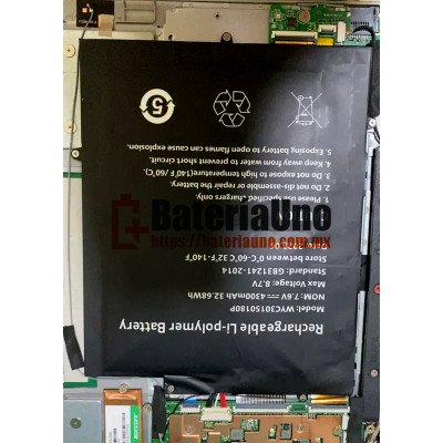 Batería de repuesto para PDA 10Buckles-7Lines WYC30150180P