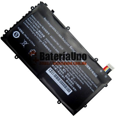 Batería de repuesto para PDA 10Lines AEC968780-2S1P