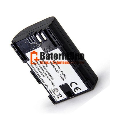Batería de repuesto para Canon EOS 2040mAh EOS 5D 7D 80D EOS EOS 70D