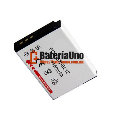 Batería de repuesto para Nikon S8200 S1200PJ AW100 S6200 S1000PJ EN-EL12 S1100PJ ENEL12