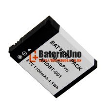 Batería de repuesto para Gopro 1100mAh HERO1 AHDBT-001 HD